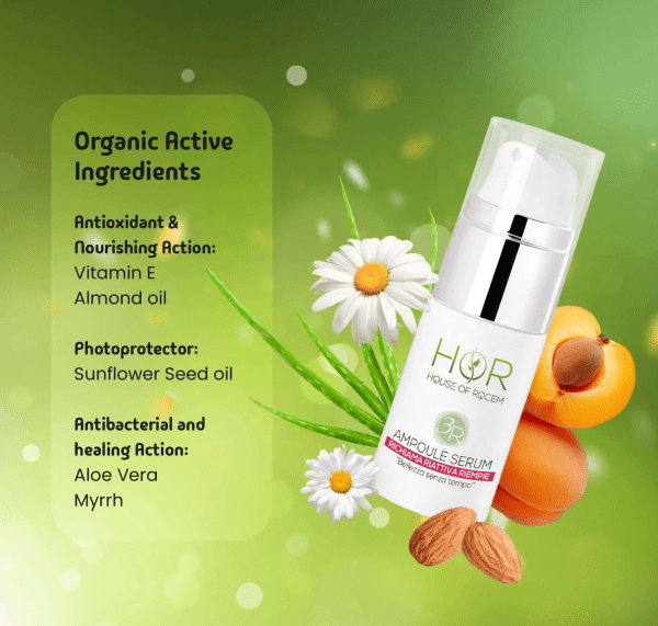 3R Ampoule Serum with Precious Oils and Aloe Vera – 15ml